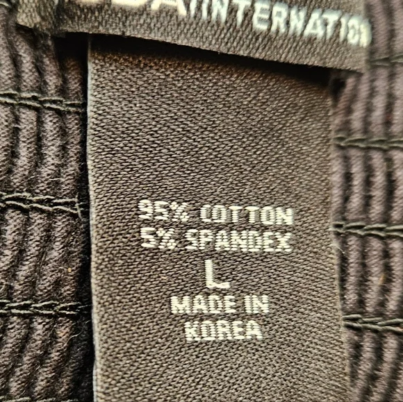 Moda International Womens Black Off The Shoulder Short Sleeve Top Size Large - Picture 4 of 7